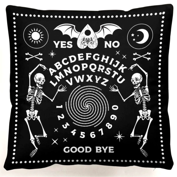Pillow Cover Ouija Board Zippered Large Decorative Sugar Skull Sq 17.7 X 17.7 in - Picture 16 of 16